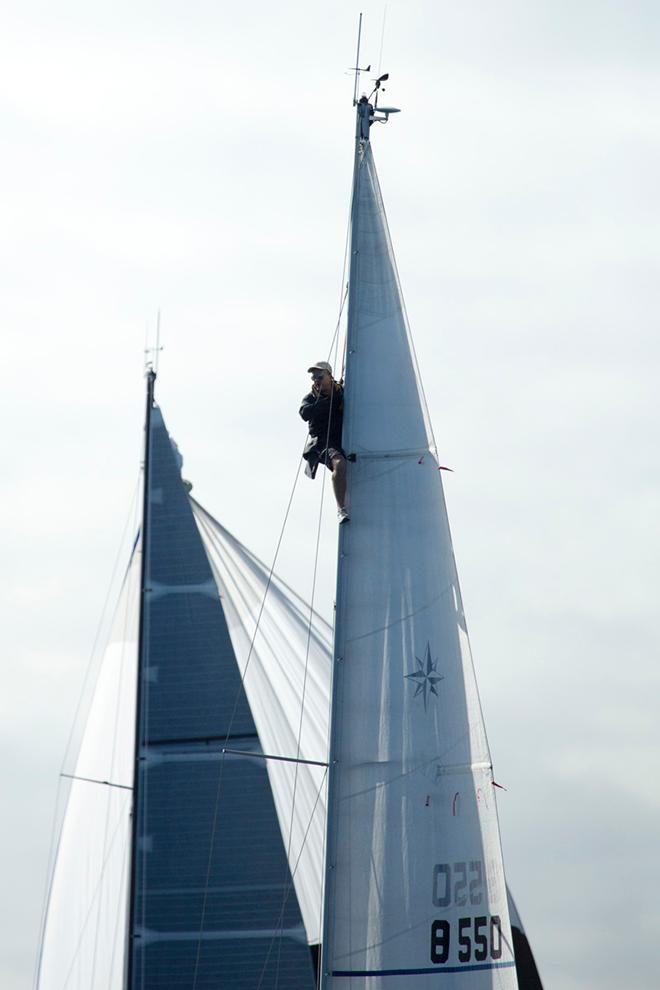 Searching for wind on a light day - 2016 Land Rover Winter Series © David Brogan www.sailpix.com.au